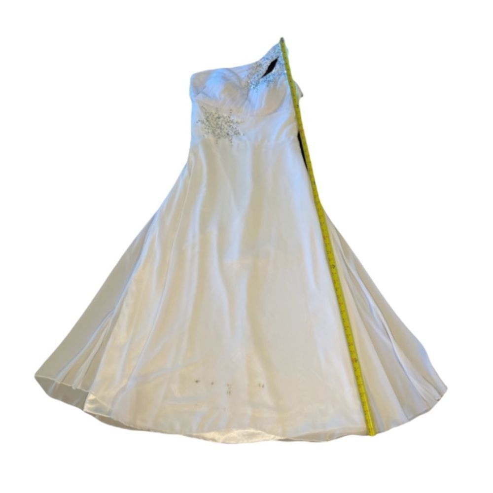 Custom White Formal Dress - Picture 3 of 4